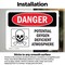 Signmission Potential Oxygen Deficient Atmosphere, 5 in W x Rectangle, Vinyl Decal OS-2PACK-DS-D-35-L-1812 - alternate 2